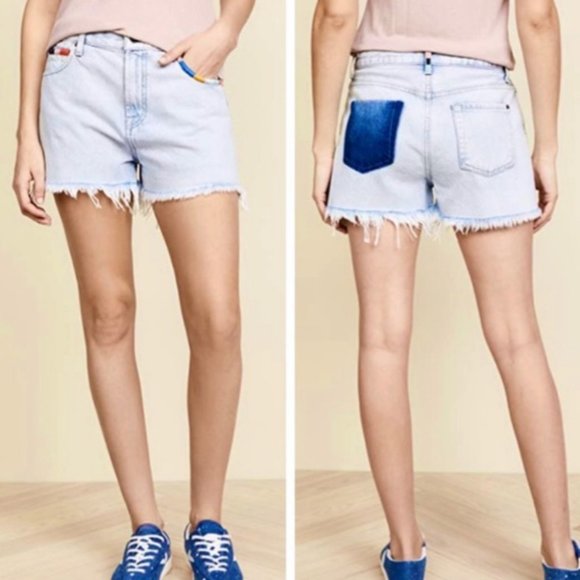 Splendid x Margherita Missoni Denim Shorts 32 - Picture 2 of 7